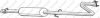 HONDA 18220SB0601 Middle Silencer